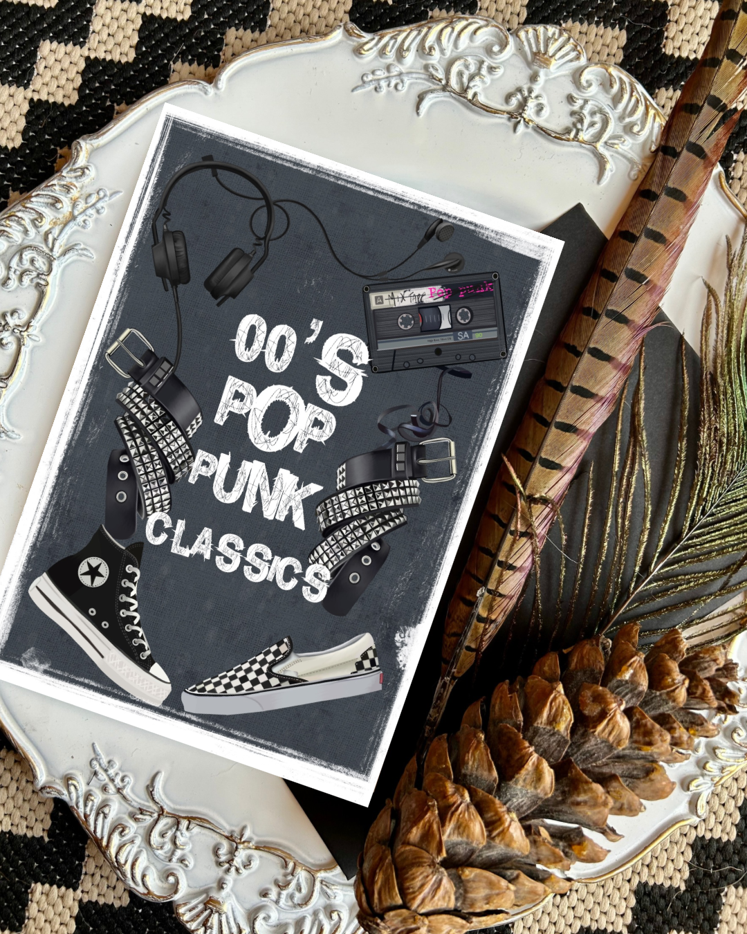 00s Pop Punk Classics – Alt Nostalgia Art Print / Greeting Card
