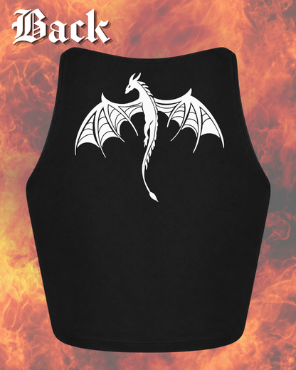Born To Burn crop Tank top