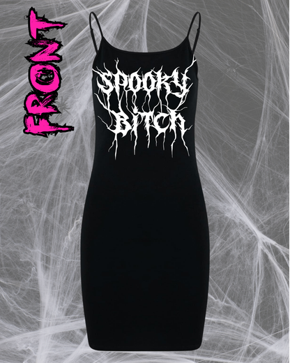 Spooky Bitch Bodycon Jersey Dress