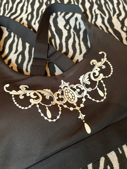 Gothic Filigree Sports Bra