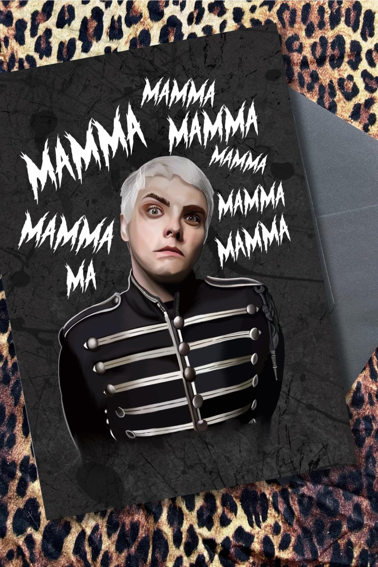 Gerard Way “Momma” A5 Card – MCR for Birthdays or Mother’s Day