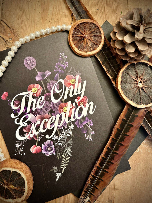 The Only Exception, Emo, pop punk, rock music, A5 Greetings card