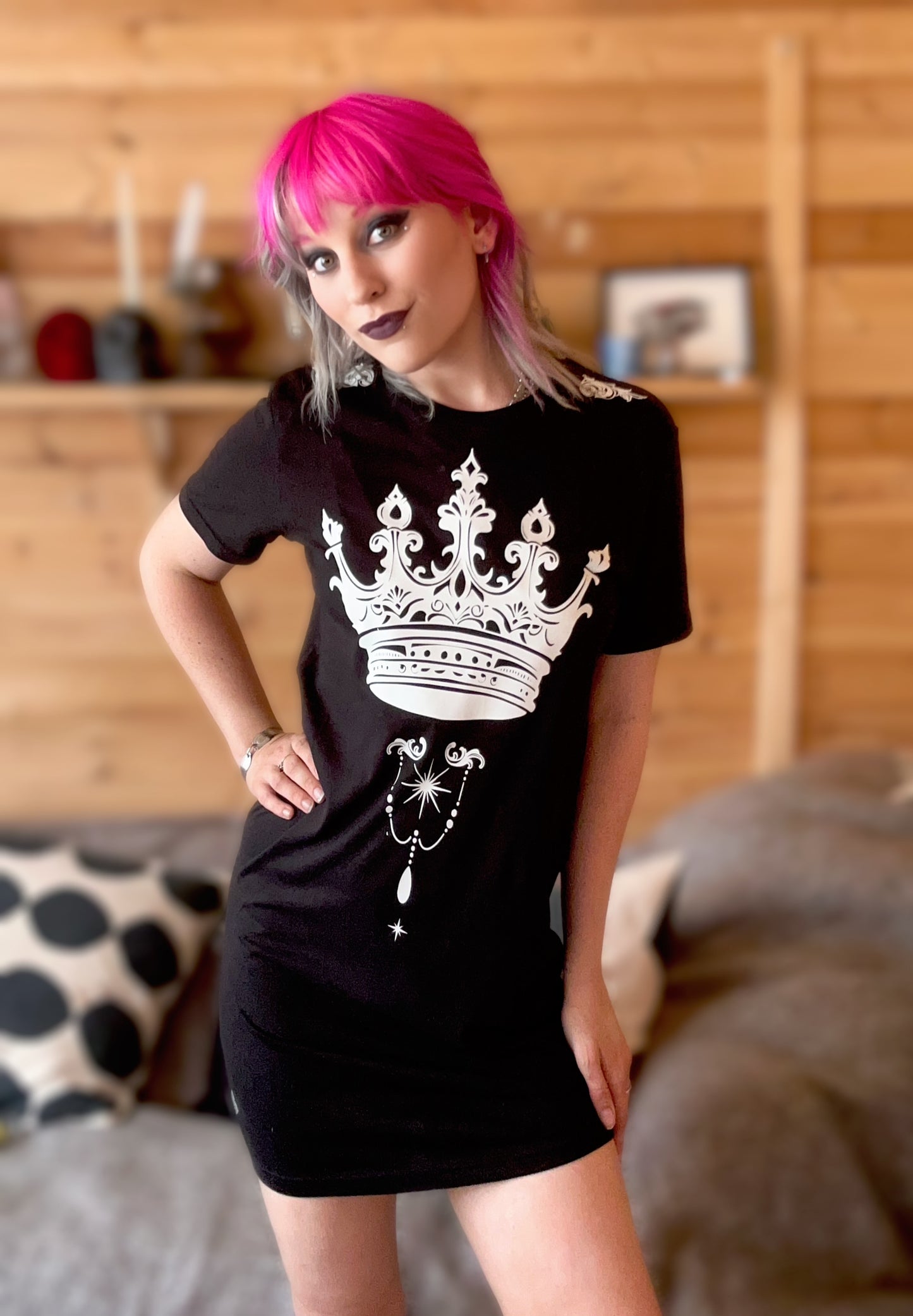 King Slayer T-shirt Black Dress
