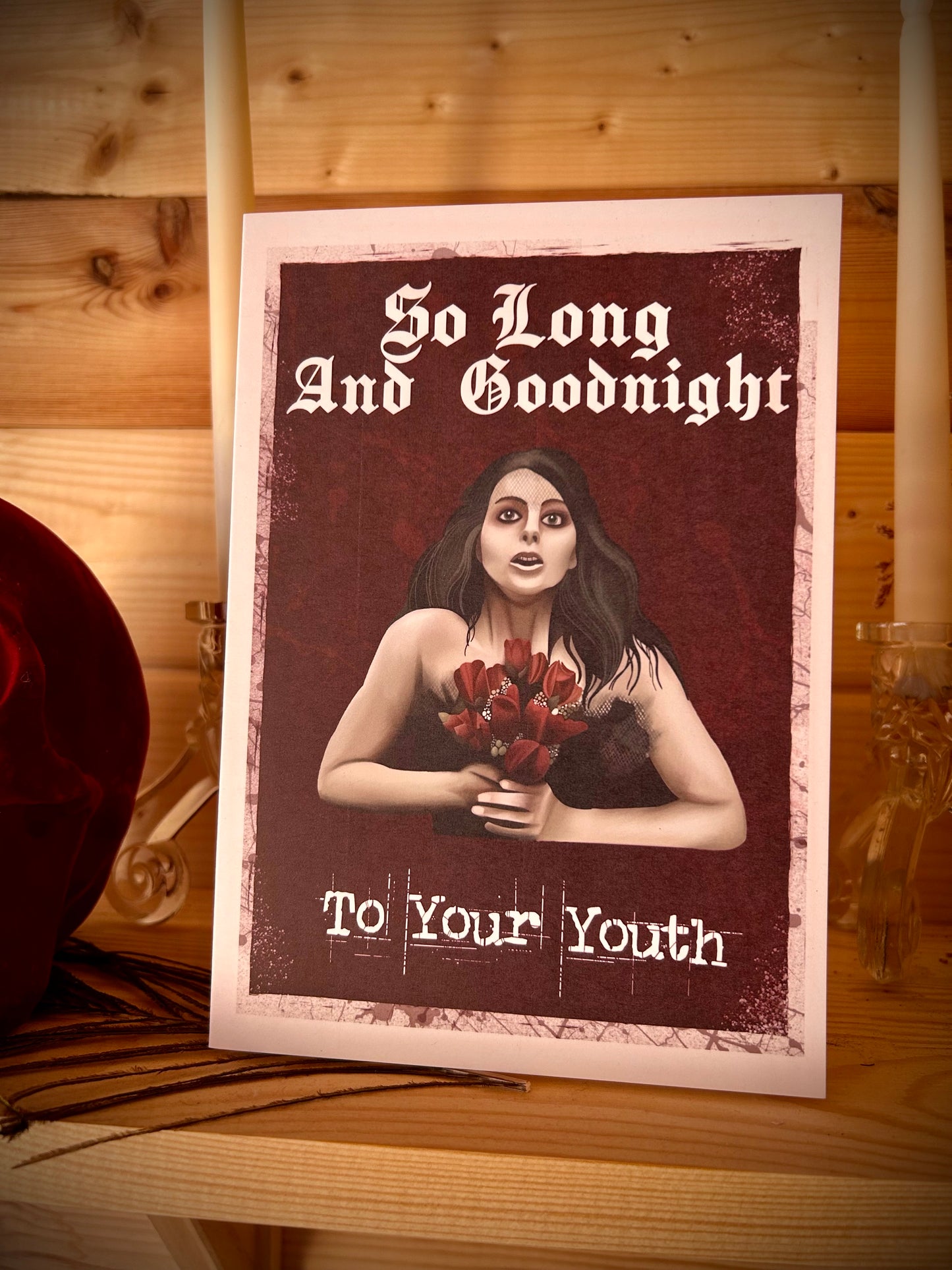 So Long and Goodnight – Emo MCR-Inspired Birthday Card