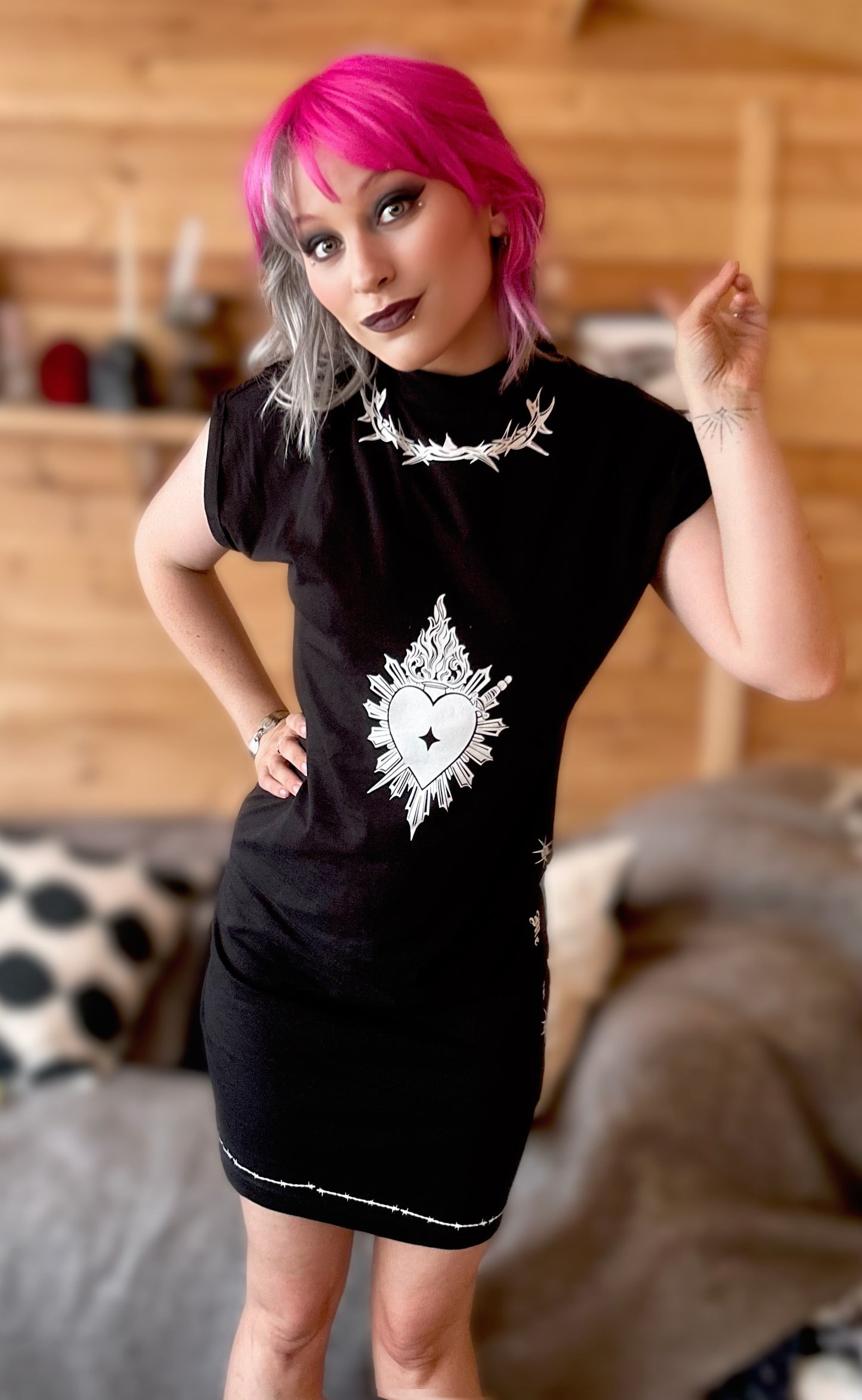 The Watch Me Burn Jersey Dress