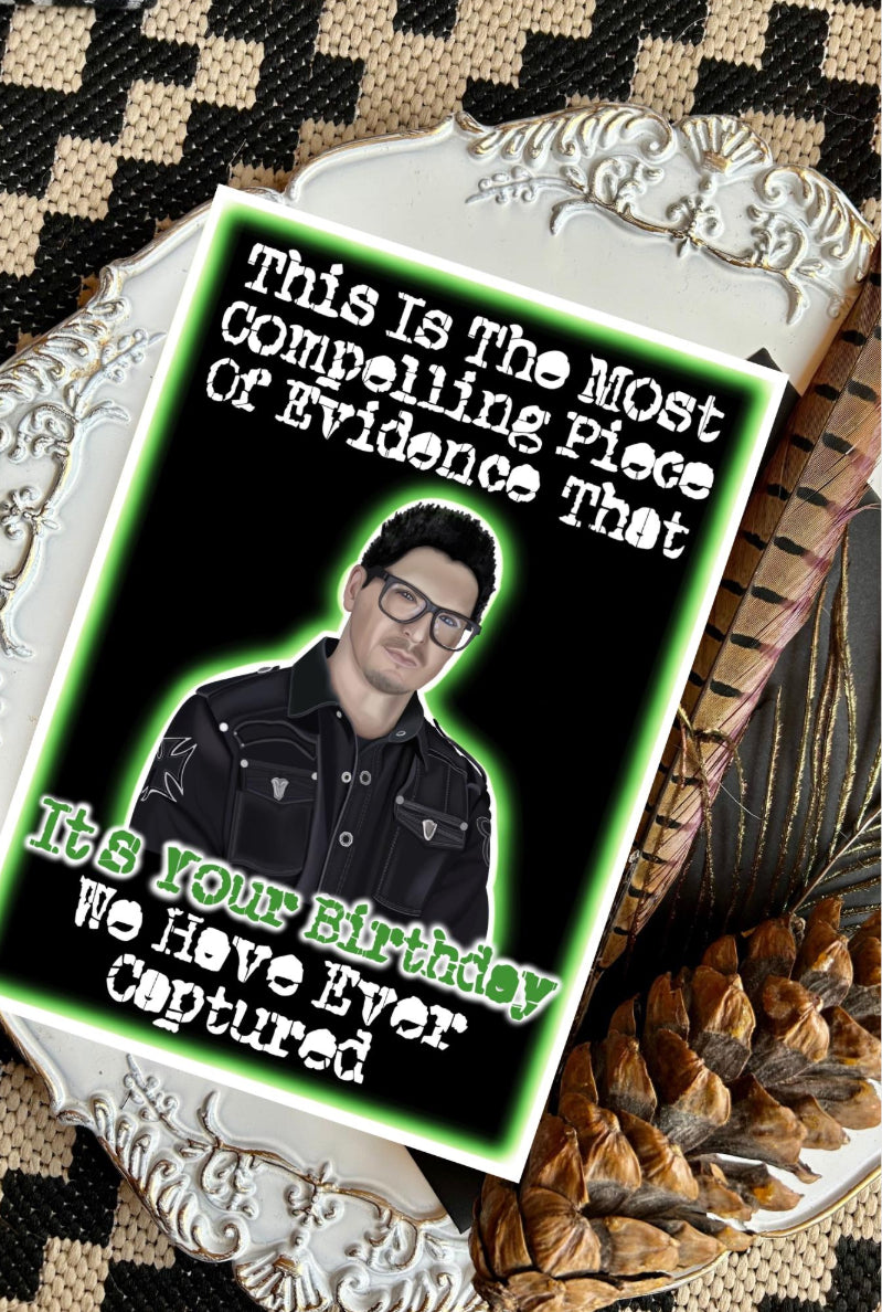 Ghost Adventures Birthday Card – Zak Bagans “Most Compelling Evidence”