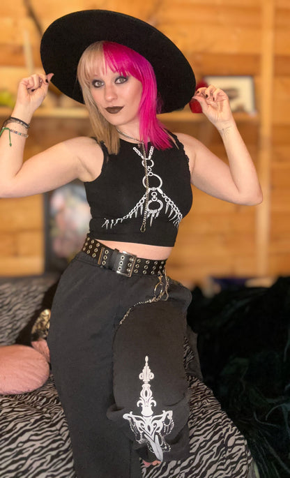 Pixie in Chainz Crop Top
