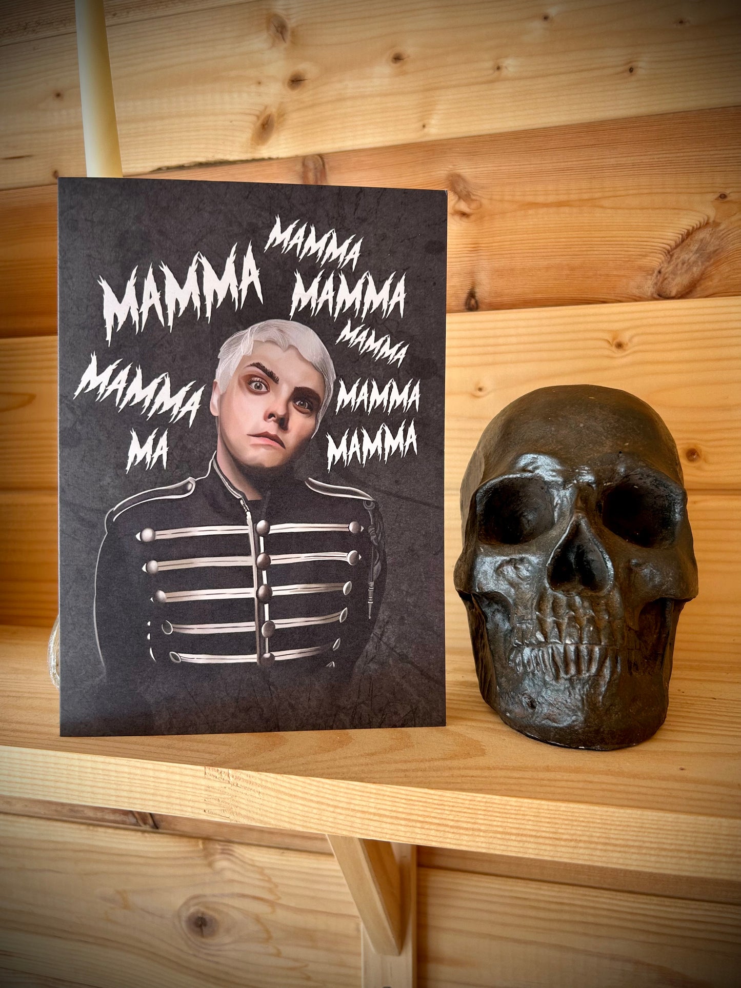 Gerard Way “Momma” A5 Card – MCR for Birthdays or Mother’s Day