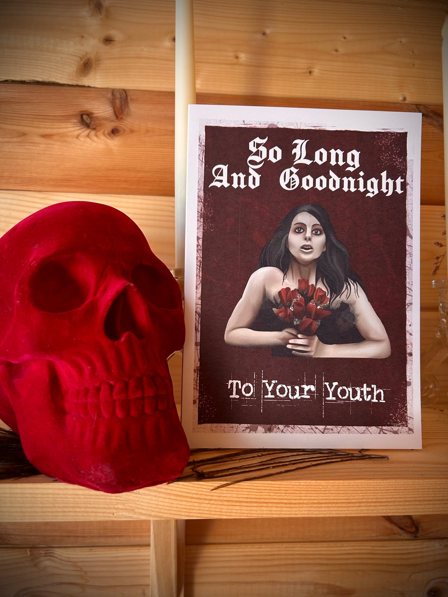 So Long and Goodnight – Emo MCR-Inspired Birthday Card