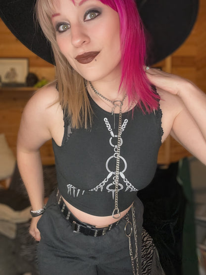 Pixie in Chainz Crop Top