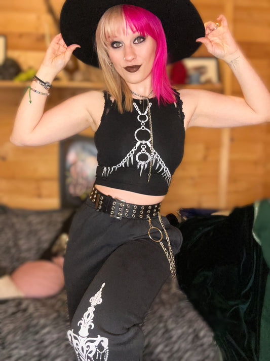 Pixie in Chainz Crop Top