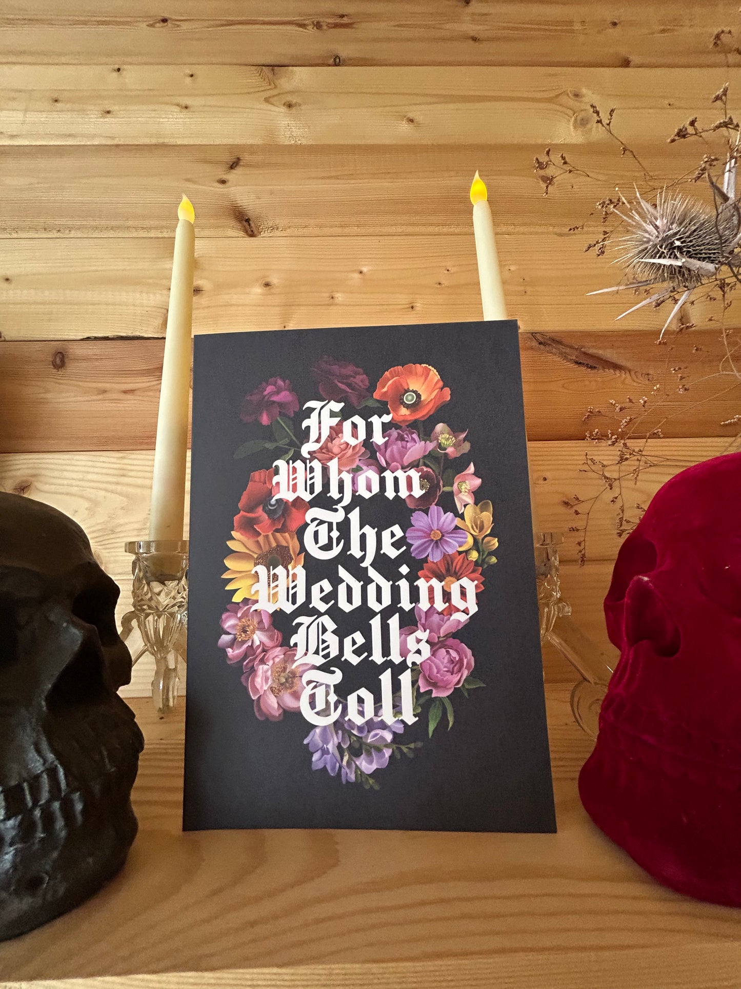 For Whom the Wedding Bells Toll – Alternative Wedding Card