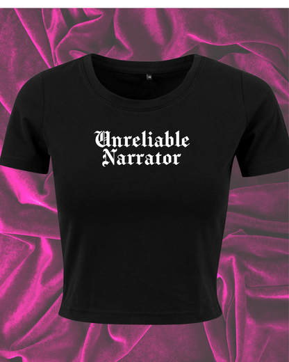 Unreliable Narrator T-Shirt | Unisex & Crop Fit