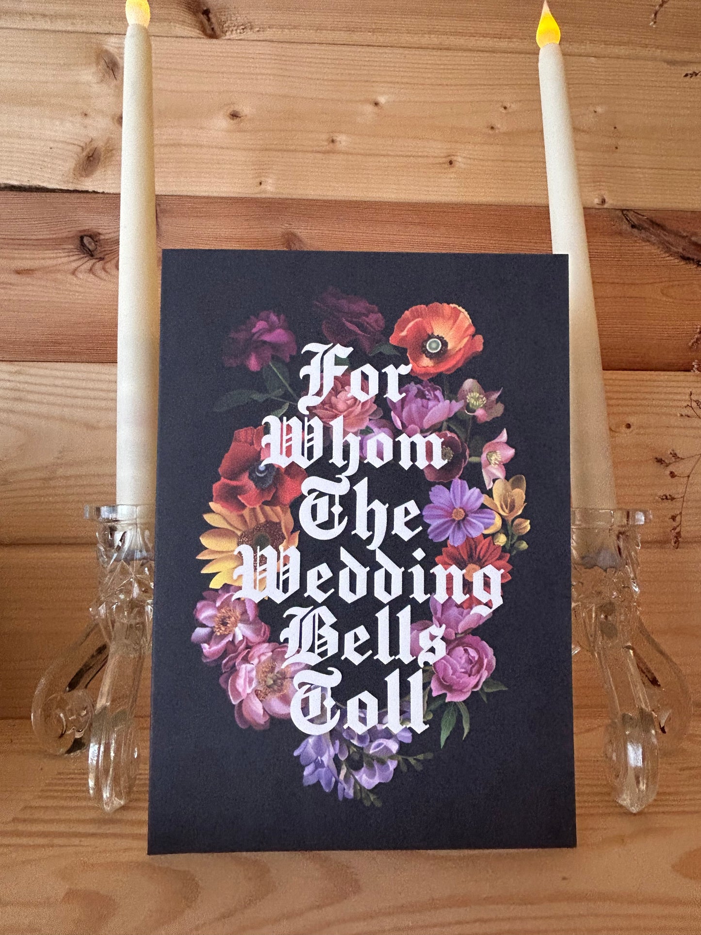 For Whom the Wedding Bells Toll – Alternative Wedding Card