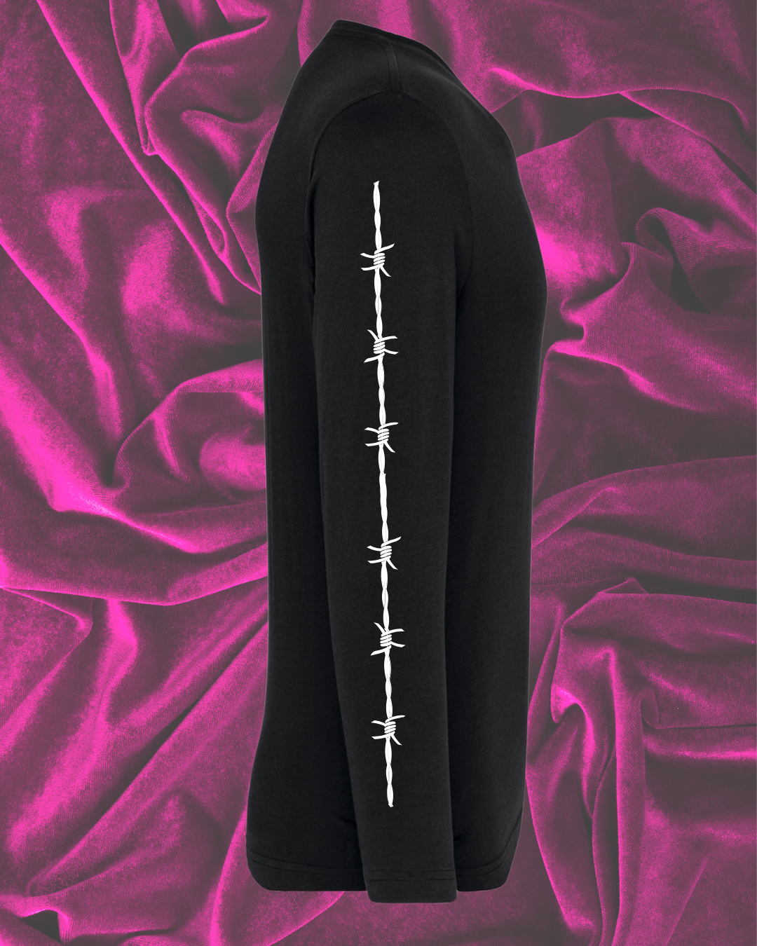 Girly Pop Long Sleeve Tee (Crop & Unisex Fit)