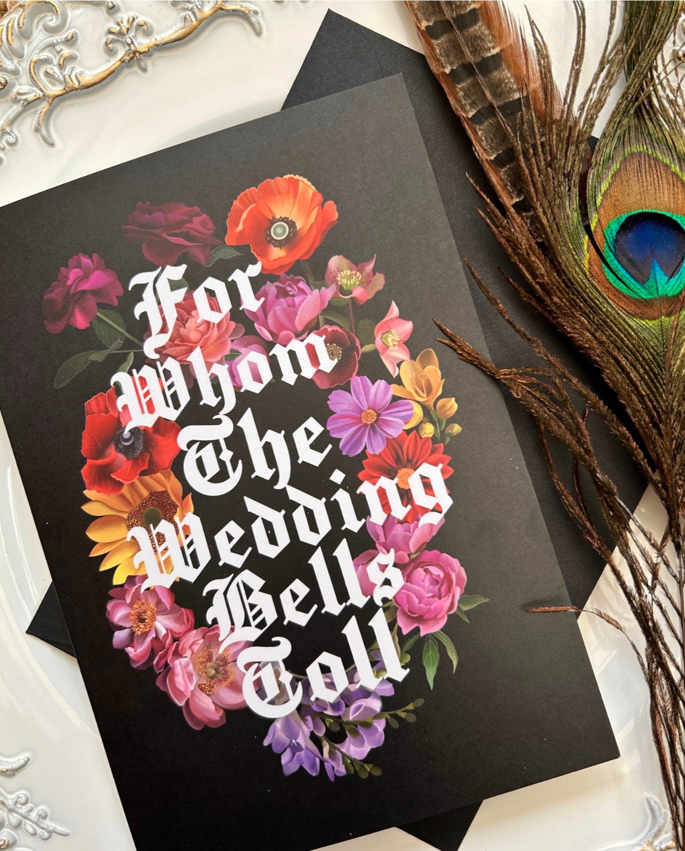 For Whom the Wedding Bells Toll – Alternative Wedding Card