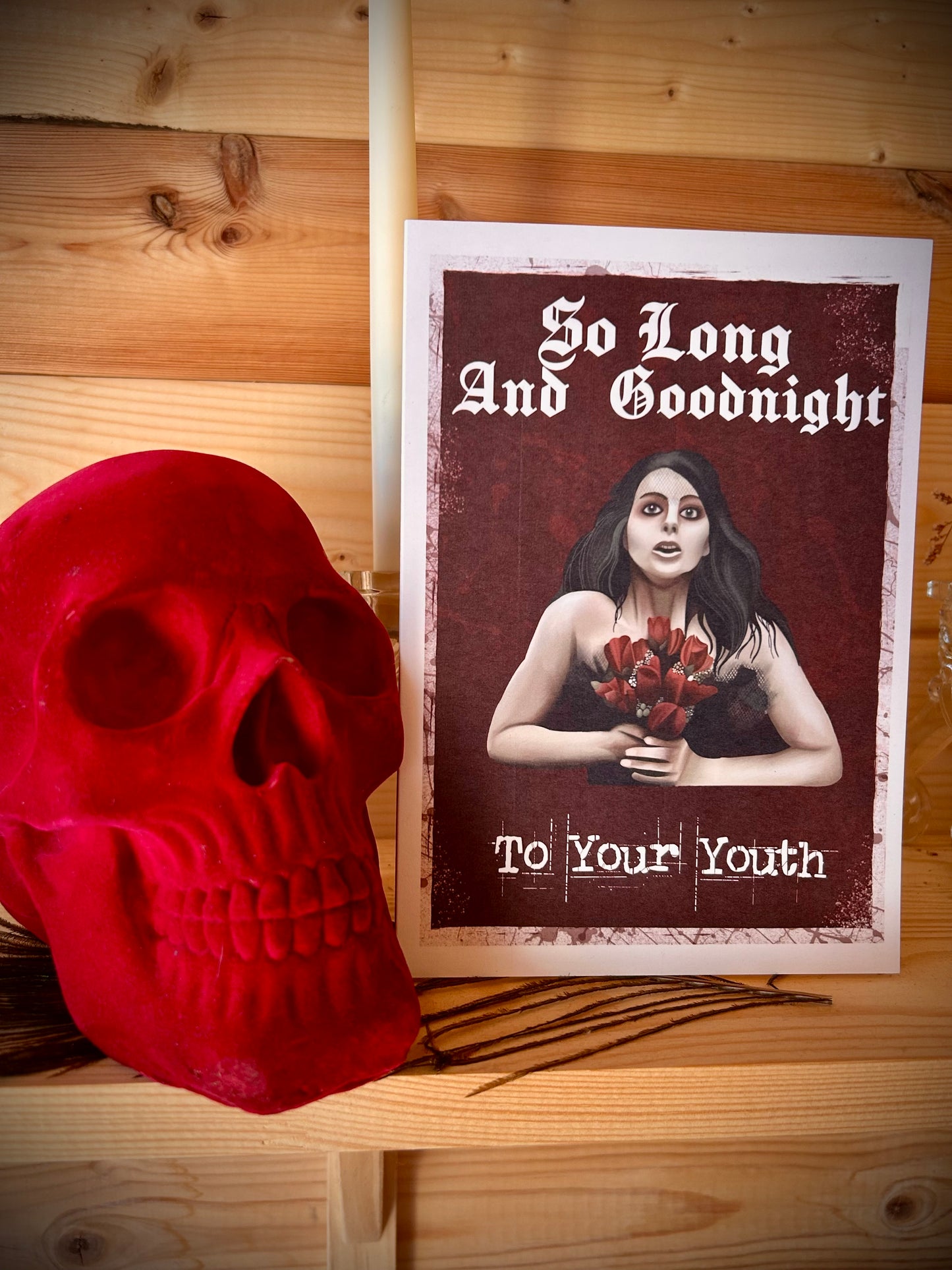 So Long and Goodnight – Emo MCR-Inspired Birthday Card
