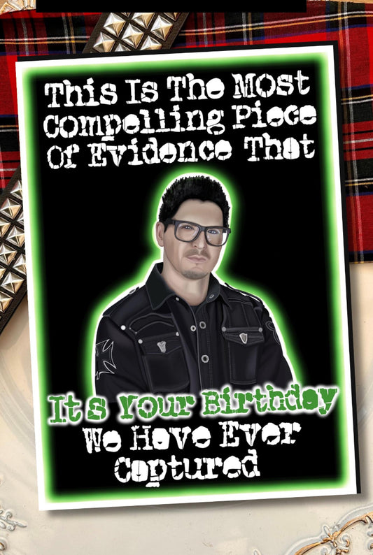 Ghost Adventures Birthday Card – Zak Bagans “Most Compelling Evidence”