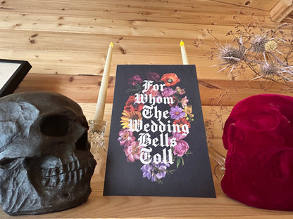 For Whom the Wedding Bells Toll – Alternative Wedding Card