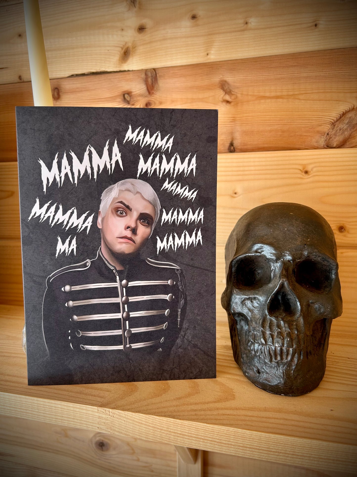 Gerard Way “Momma” A5 Card – MCR for Birthdays or Mother’s Day