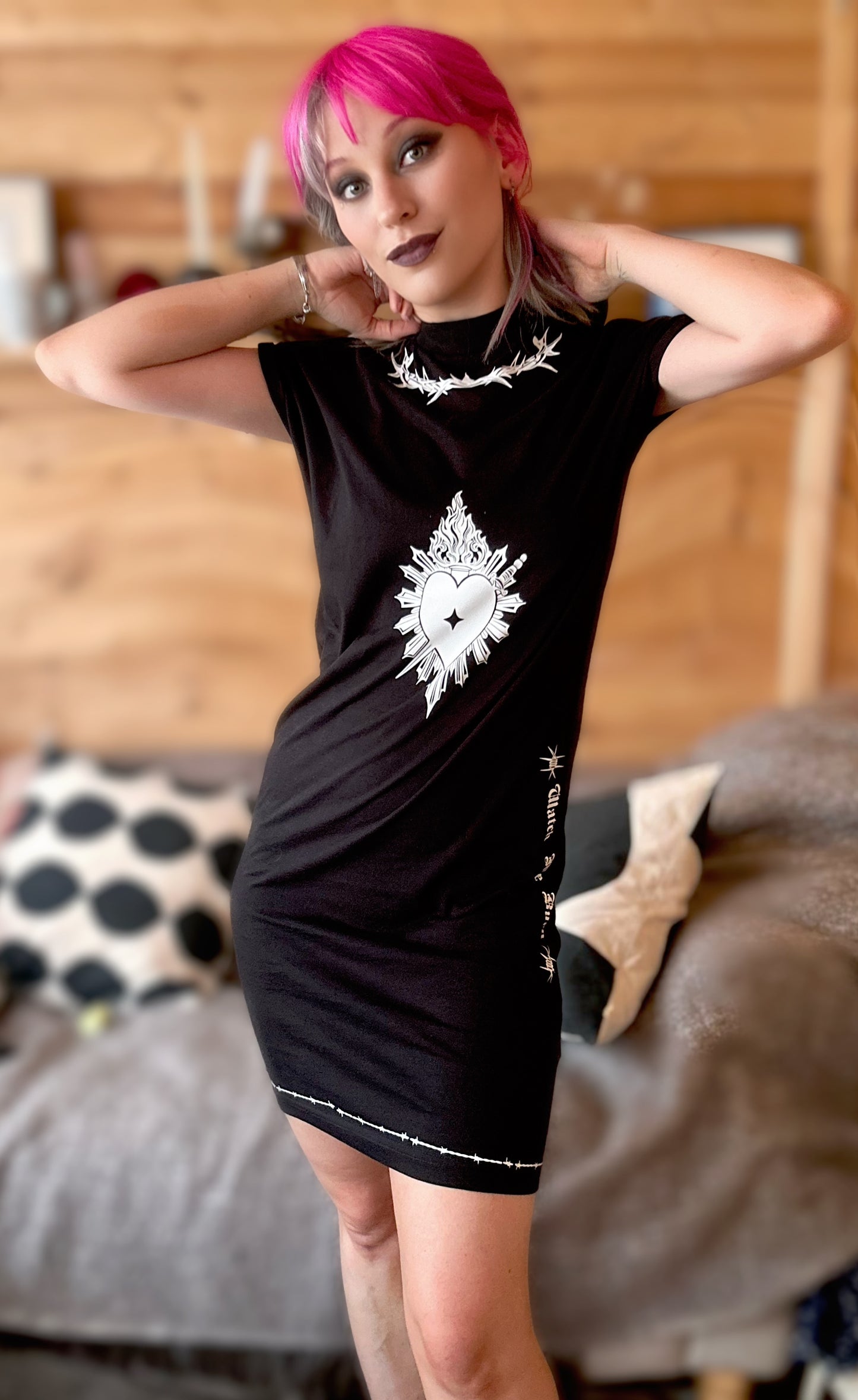 The Watch Me Burn Jersey Dress