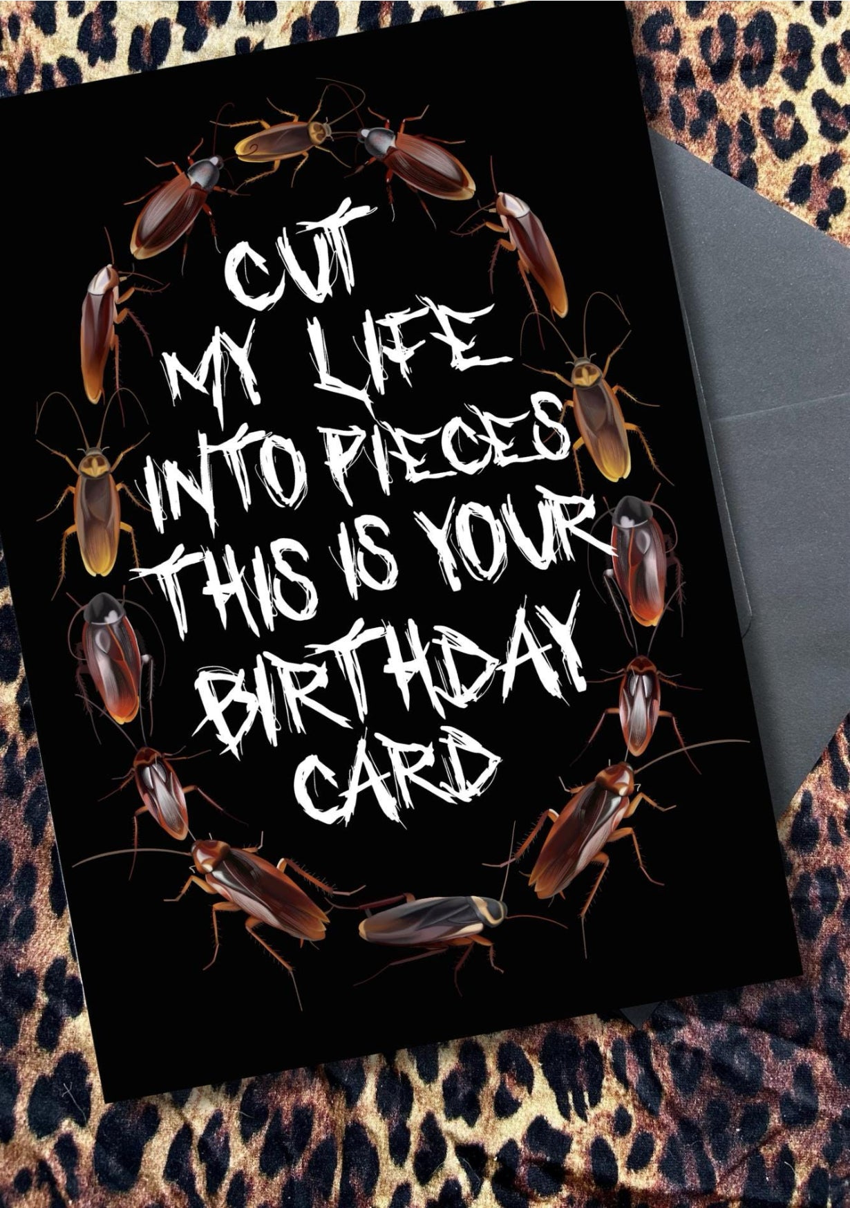 Cut My Life Into Pieces-Birthday Card