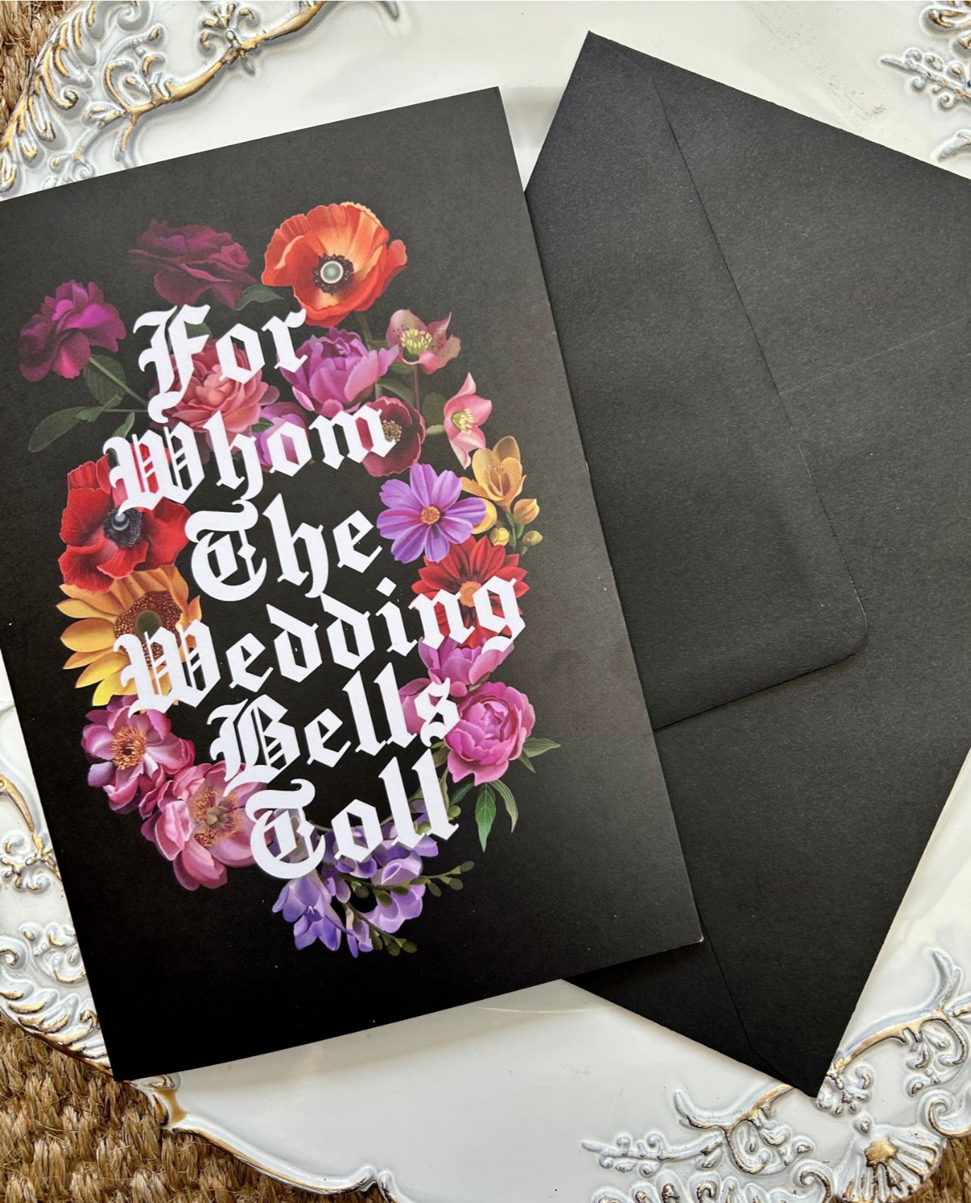 For Whom the Wedding Bells Toll – Alternative Wedding Card