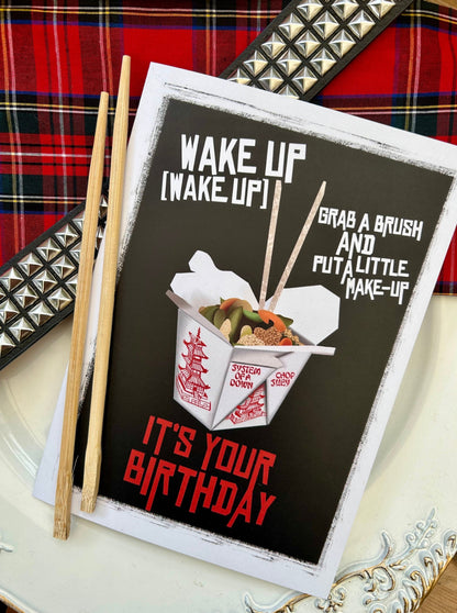 System of a Down Birthday Card – Chop Suey Inspired Design