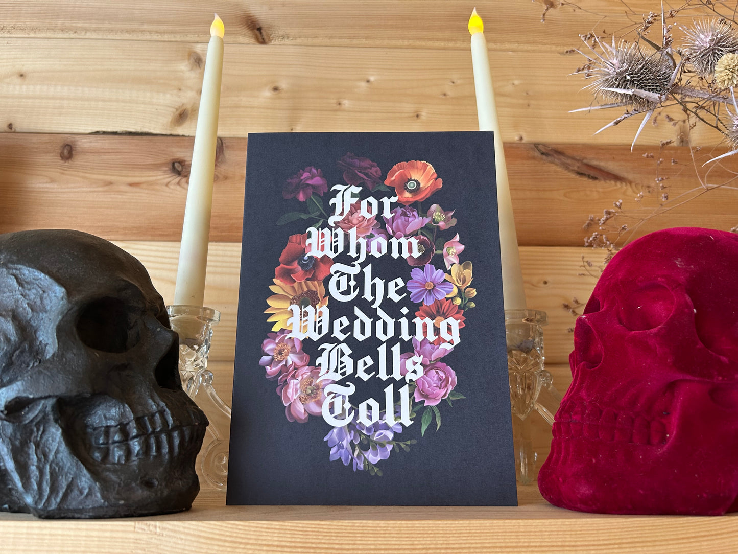 For Whom the Wedding Bells Toll – Alternative Wedding Card