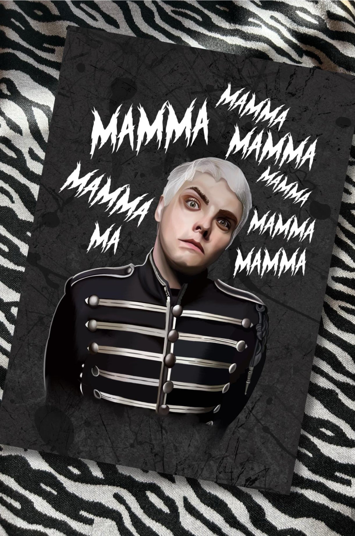 Gerard Way “Momma” A5 Card – MCR for Birthdays or Mother’s Day