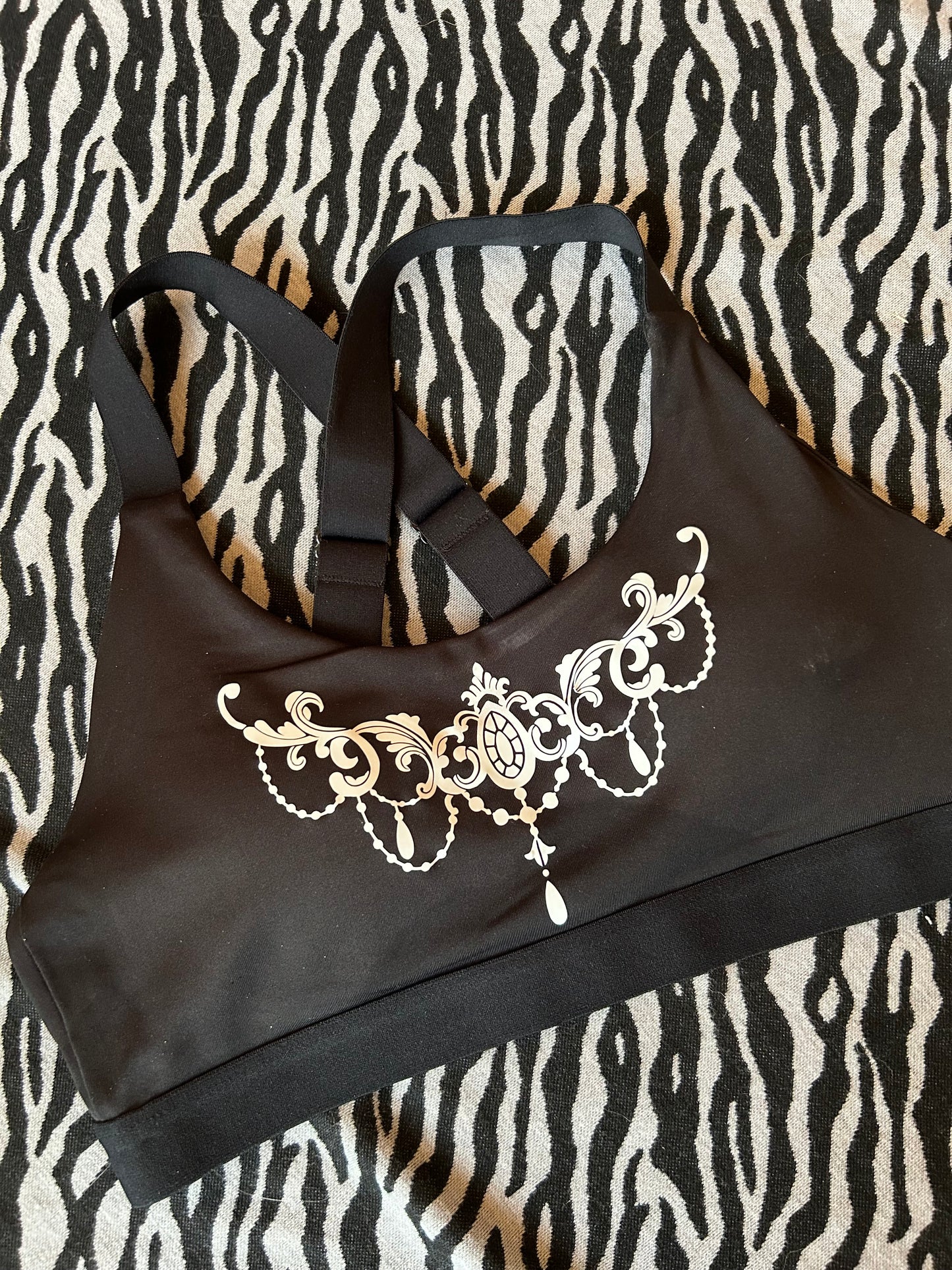 Gothic Filigree Sports Bra