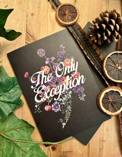 The Only Exception, Emo, pop punk, rock music, A5 Greetings card