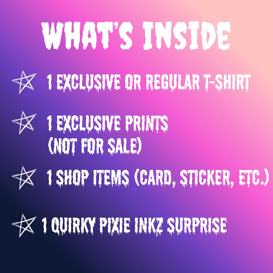 The Ritual Mystery Bag | Gothic Alternative T-Shirt + Exclusive Print
