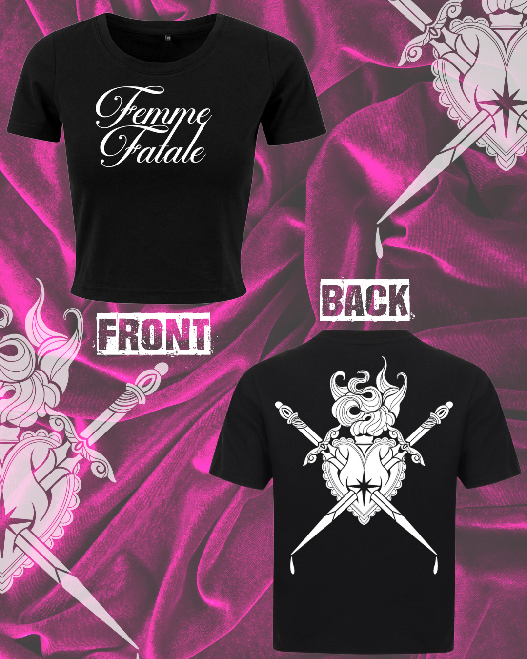 Femme fatale T-Shirt | Unisex & Crop Fit