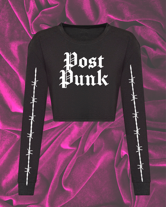 Death Metal Long Sleeve Tee (Crop & Unisex Fit)