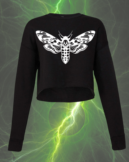 “Beware: For I Am Fearless, and Therefore Powerful” Cropped Sweatshirt- Inspired by Mary Shelley’s Frankenstein