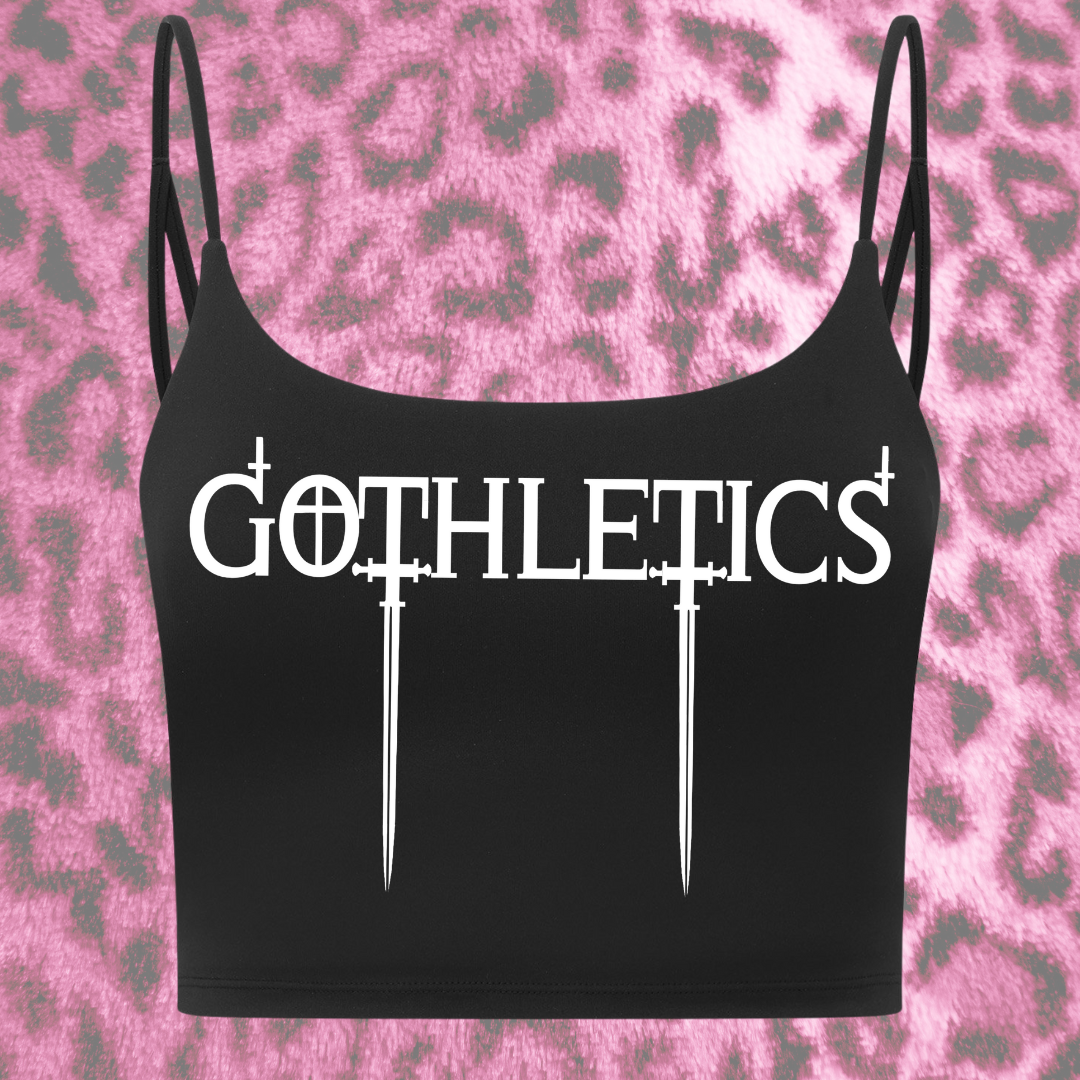 Gothletics TriDri Cropped Gym Top
