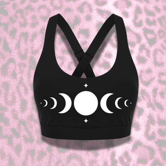 rhythm of the moon Sports Bra