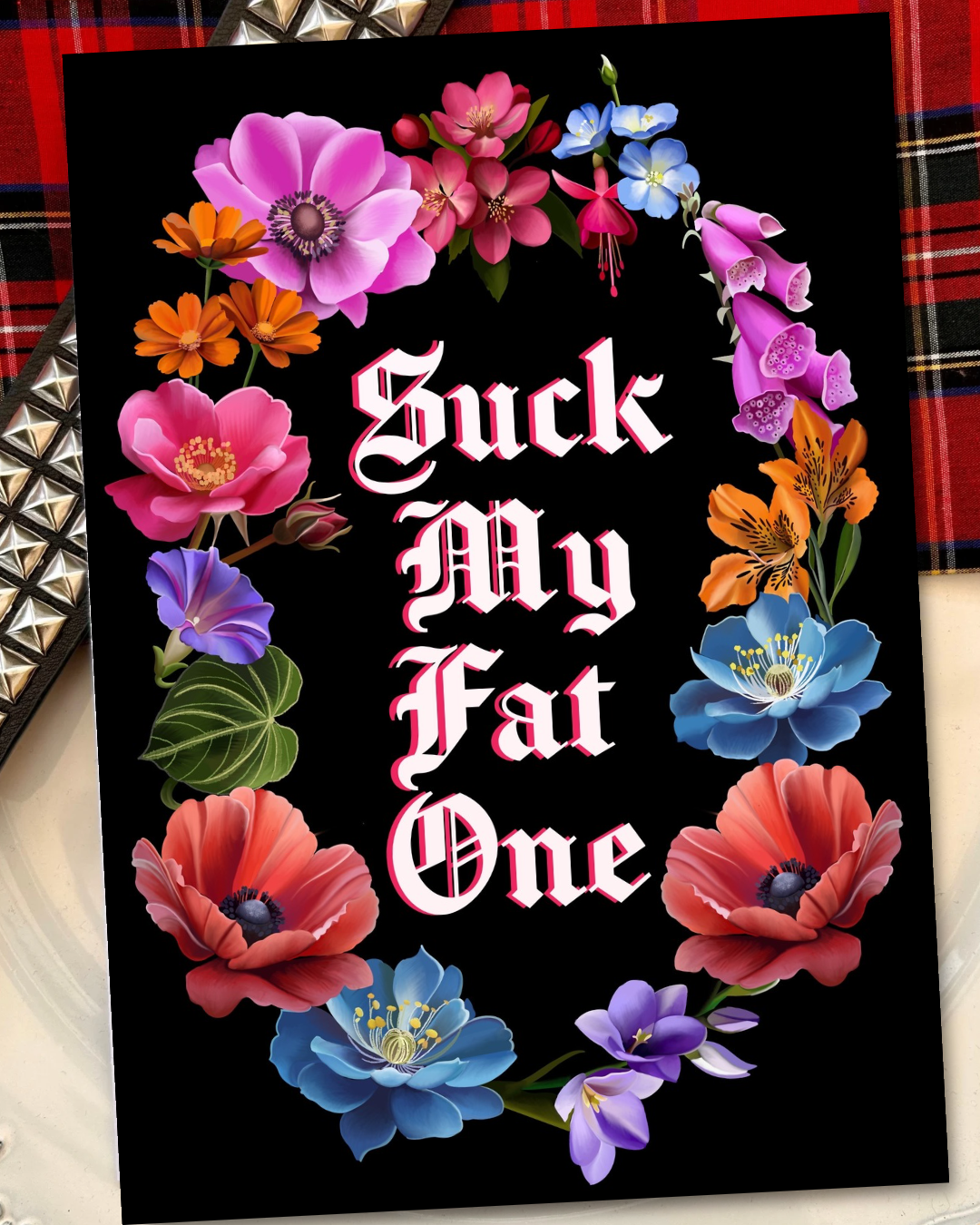 Suck My Fat One,Stranger Things Inspired Valentine’s Card