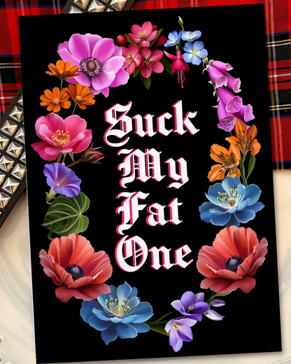 Suck My Fat One,Stranger Things Inspired Valentine’s Card