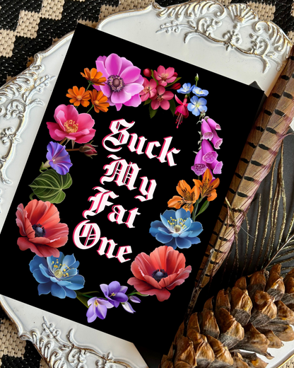 Suck My Fat One,Stranger Things Inspired Valentine’s Card