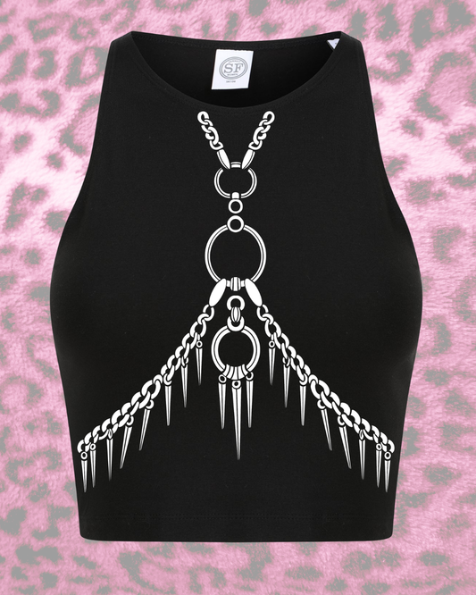 Pixie in Chainz Crop Top