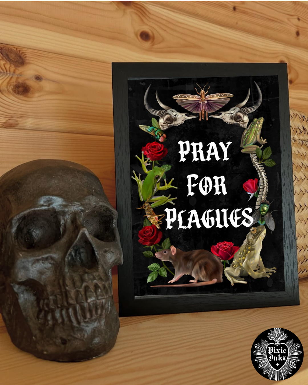 Pray For Plagues Inspired Fan Art Print & Card