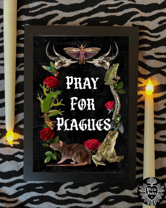Pray For Plagues Inspired Fan Art Print & Card