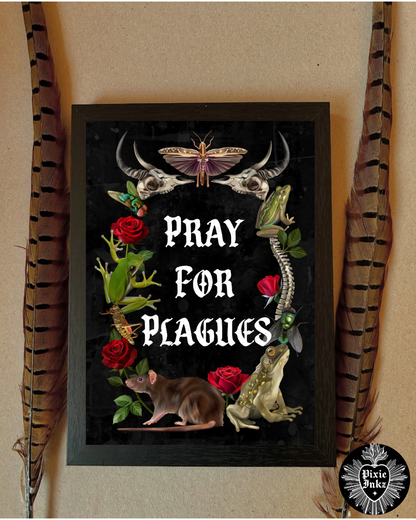 Pray For Plagues Inspired Fan Art Print & Card