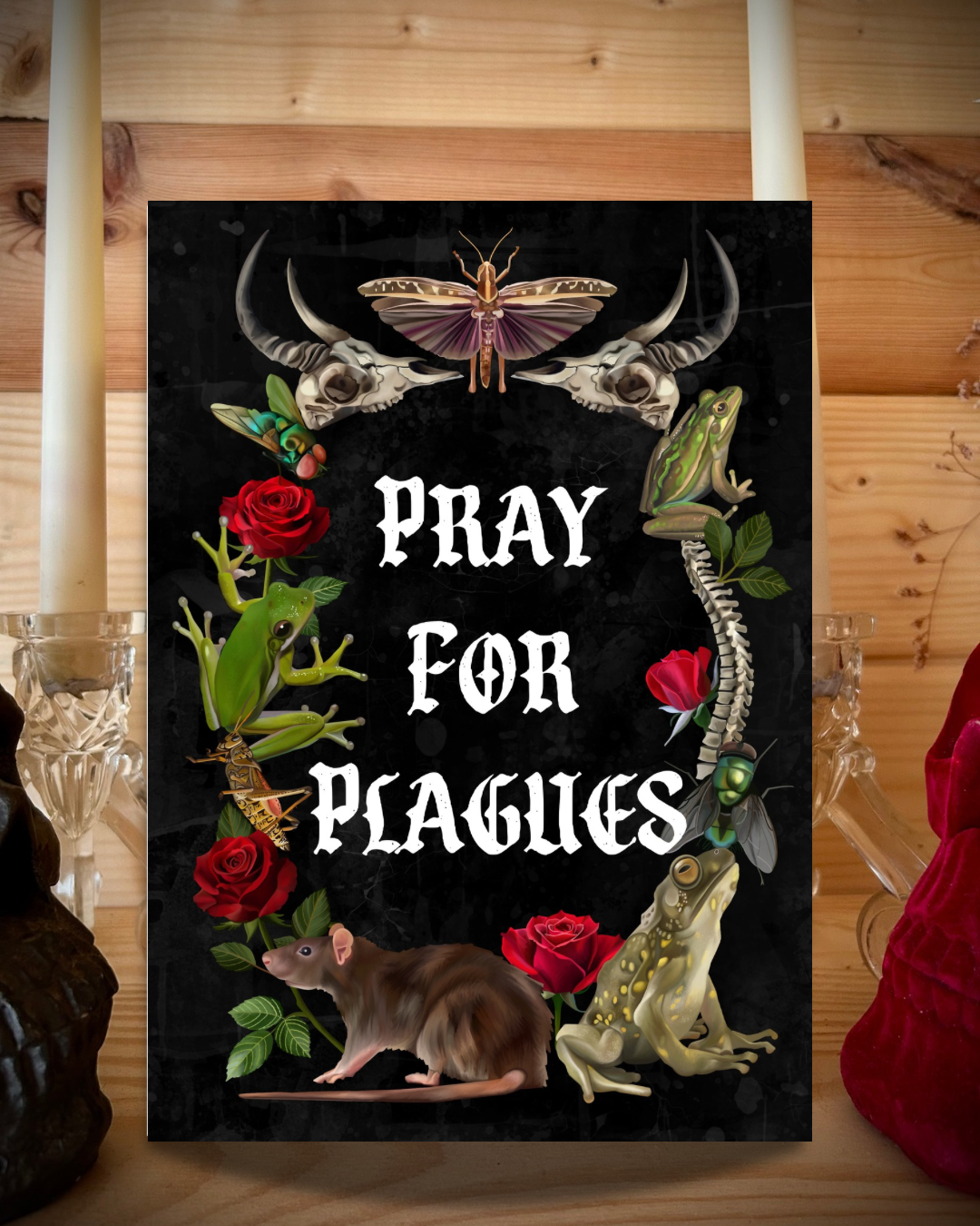Pray For Plagues Inspired Fan Art Print & Card