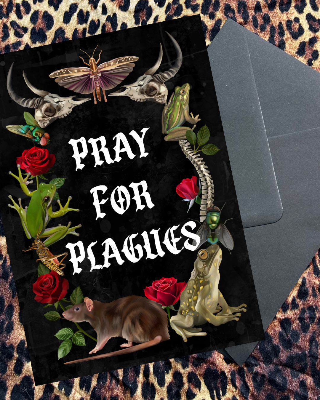 Pray For Plagues Inspired Fan Art Print & Card