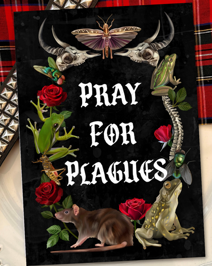 Pray For Plagues Inspired Fan Art Print & Card