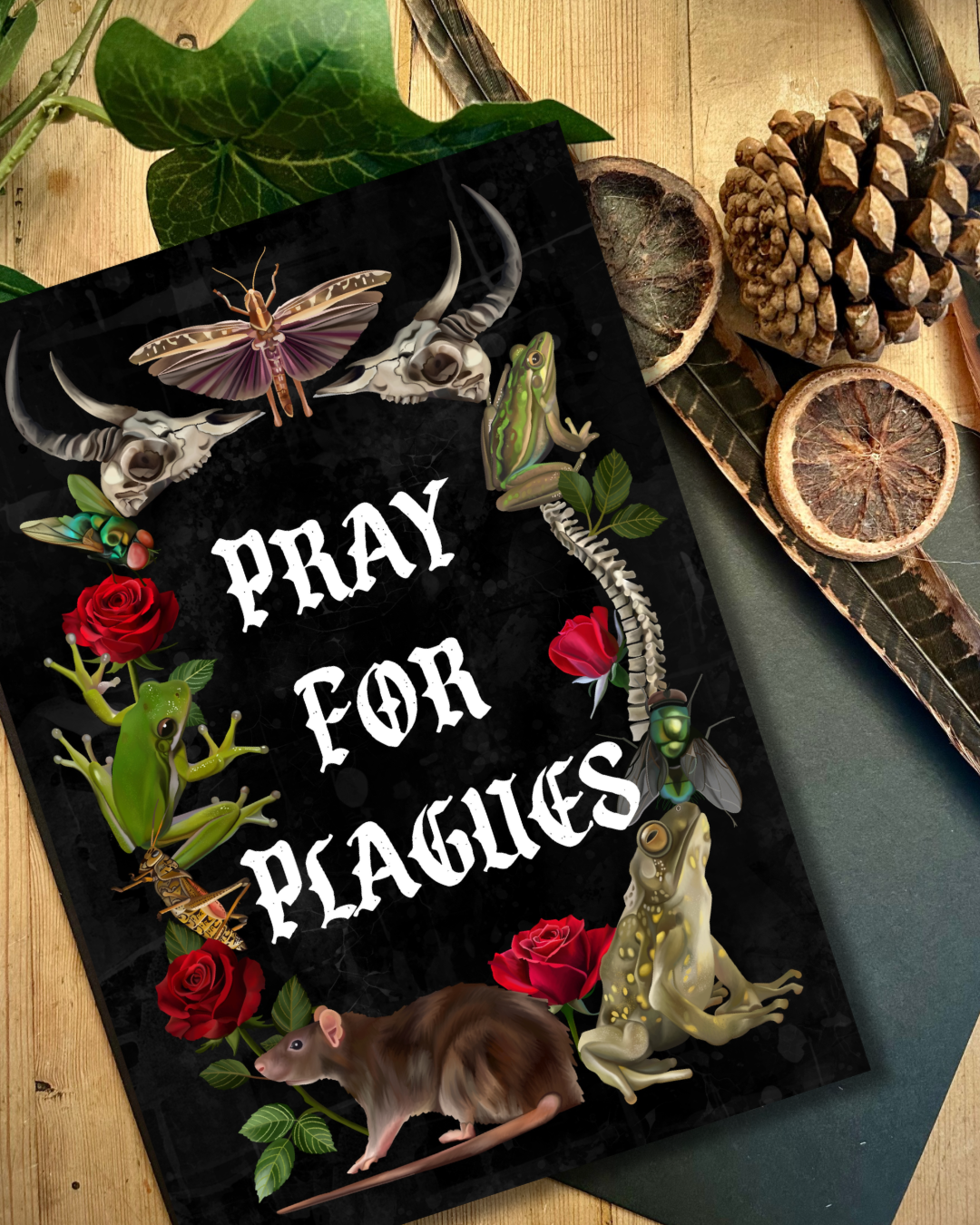 Pray For Plagues Inspired Fan Art Print & Card
