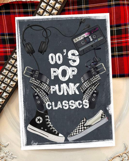 00s Pop Punk Classics – Alt Nostalgia Art Print / Greeting Card